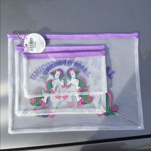 COPY - Three Pack Fashion Zipper Bags Sets. Multiple Size